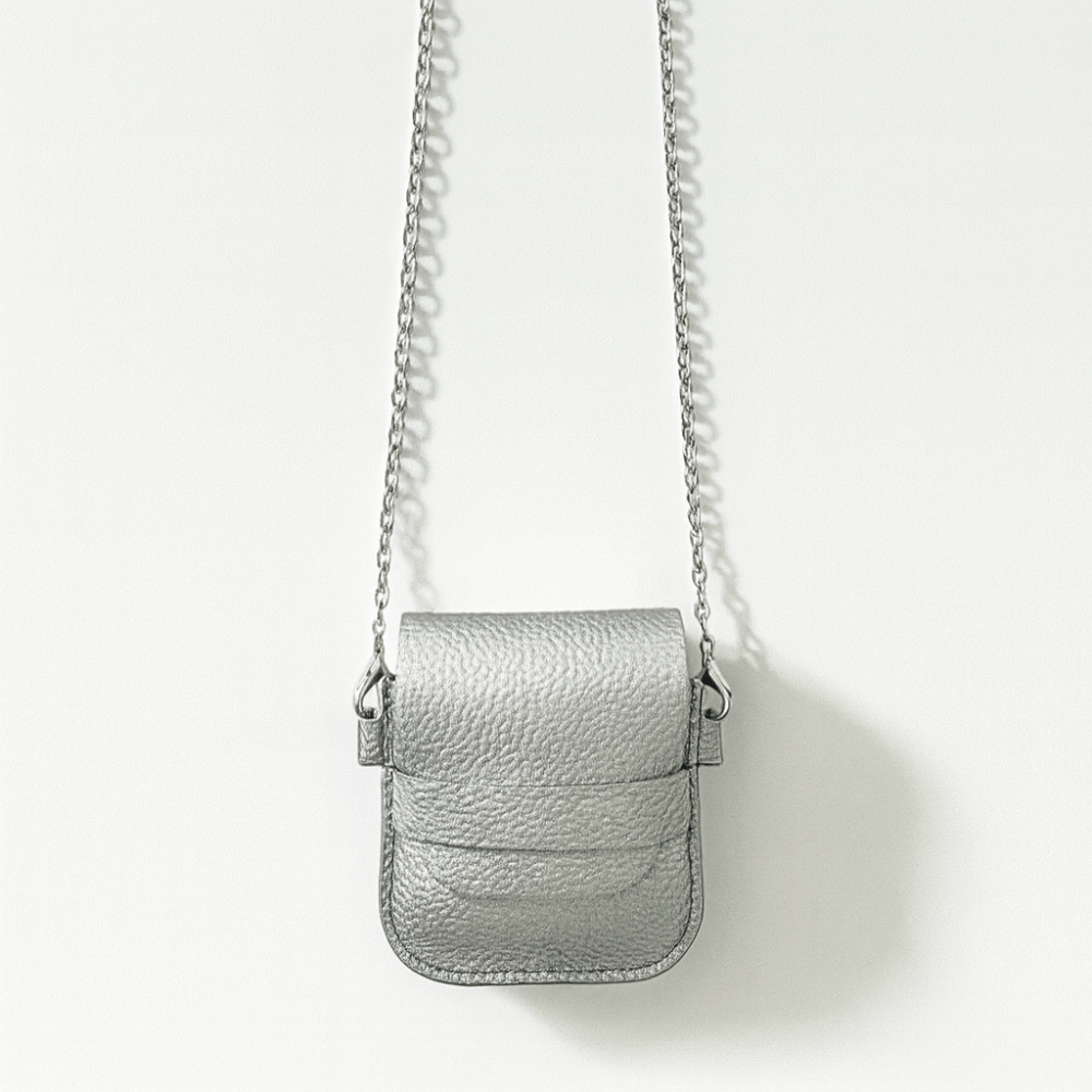 Silver moodzee charm bag