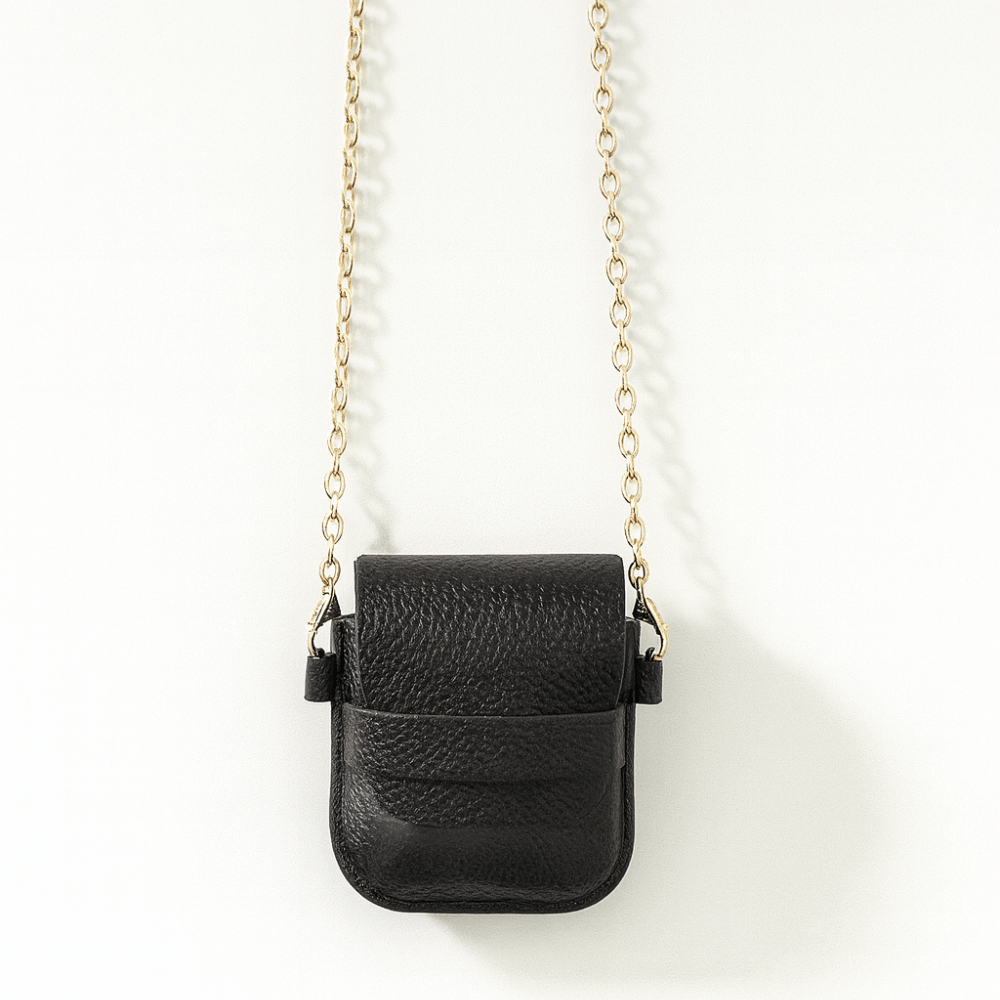 Black moodzee charm bag