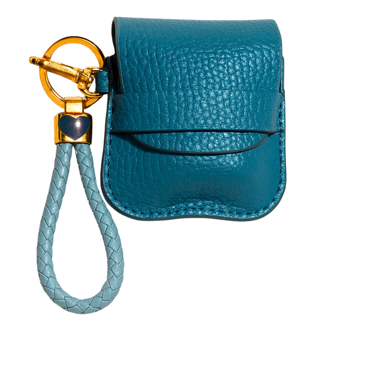 Peppermint Blue Charm Bag – Vegan Leather Essential Oil Holder