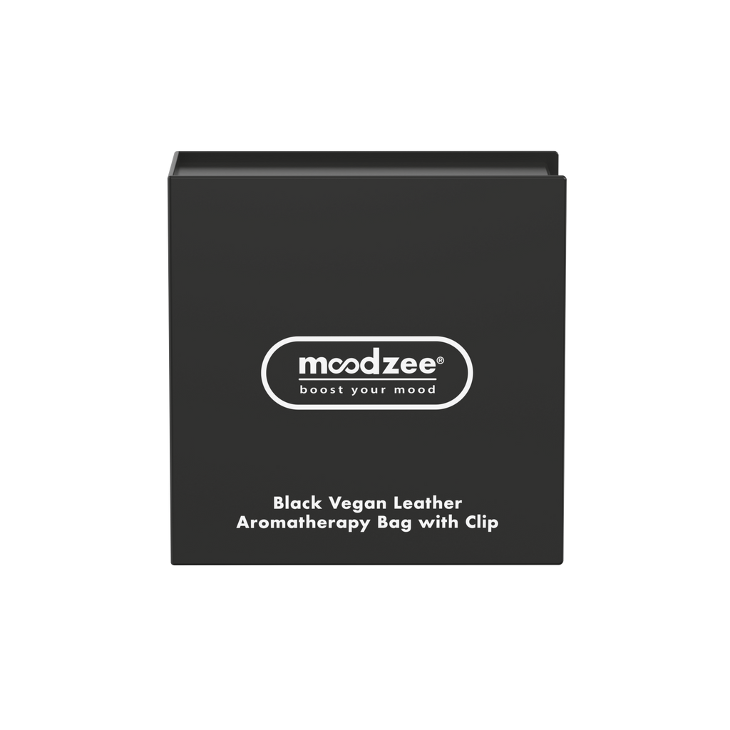 Moodzee Round Vegan Leather Travel Case box 