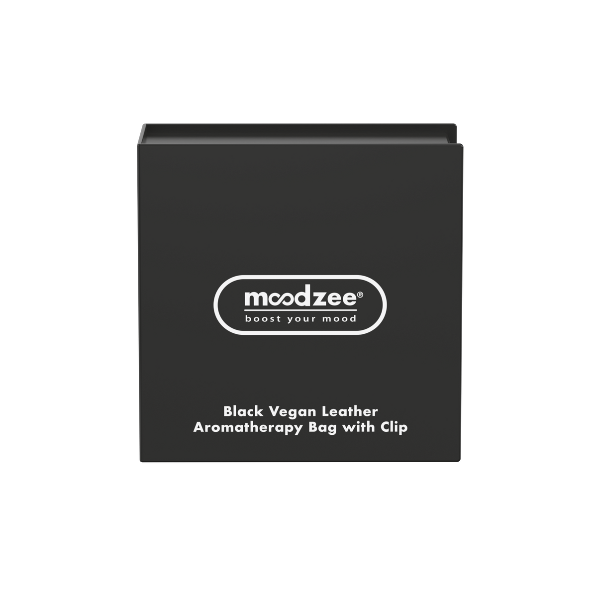 Moodzee Round Vegan Leather Travel Case box 