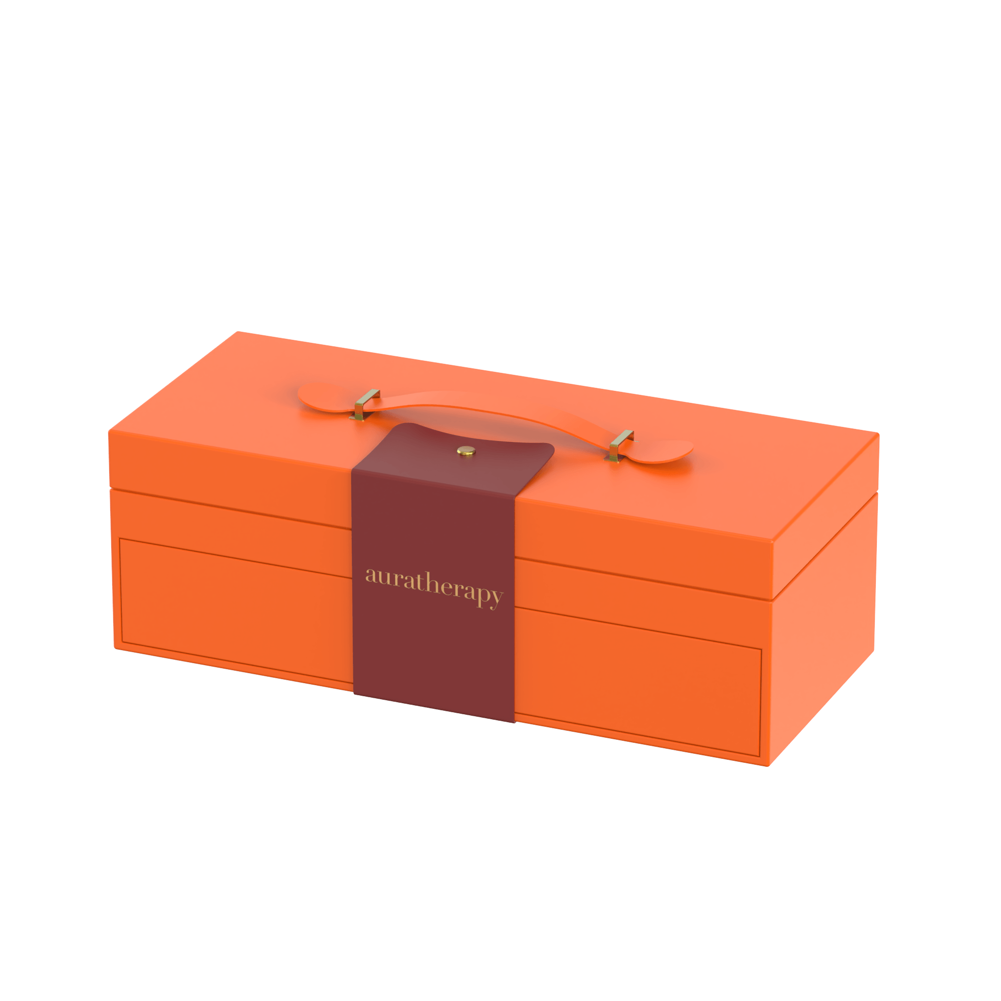 Orange moodzee single note  box with peppermint, geranium and lavender roll on
