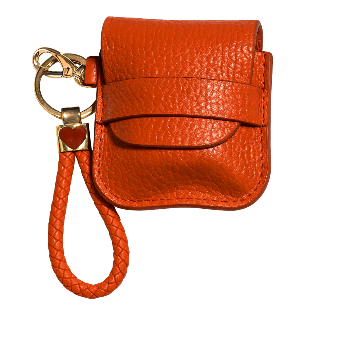Orange Splash Moodzee Charm Bag – Vegan Leather Essential Oil Holder