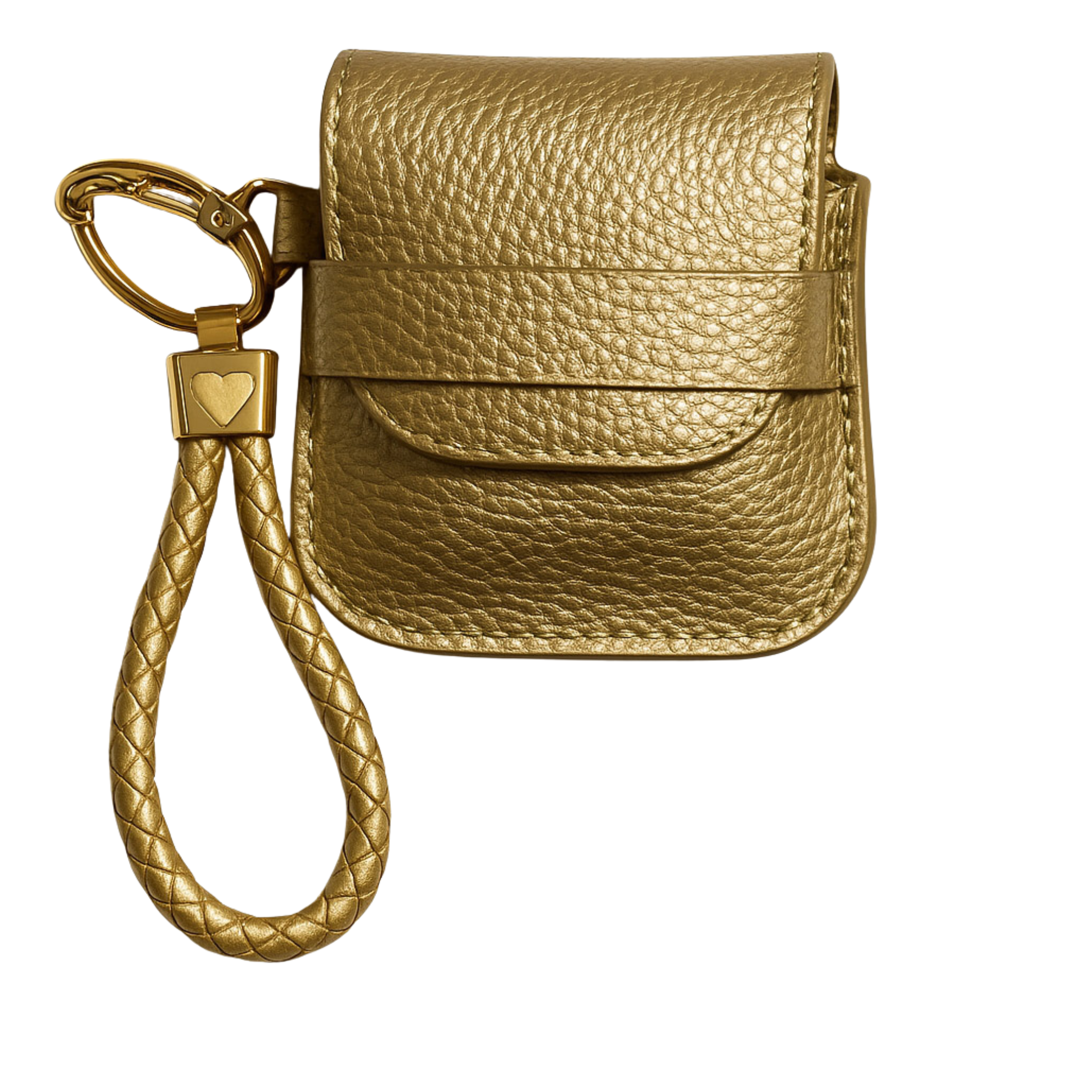 Reach Gold Moodzee Charm Bag – Metallic Vegan Leather Essential Oil Holder