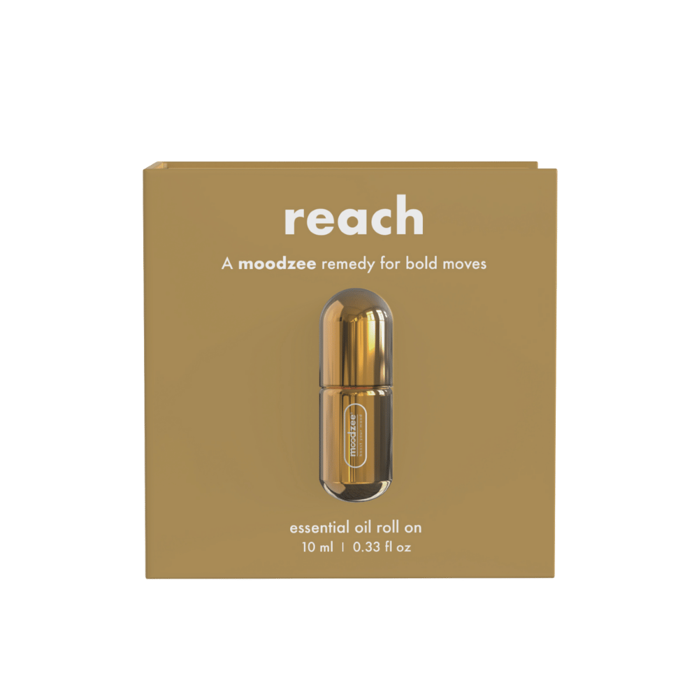 Reach Moodzee packaging box, closed